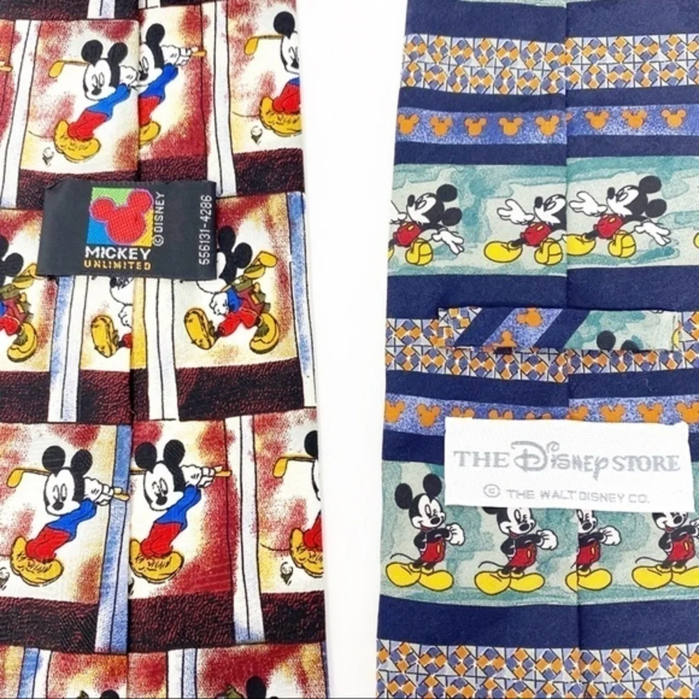 Disney Mickey Mouse Ties Lot of (2)